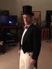 David Druitt in a top hat